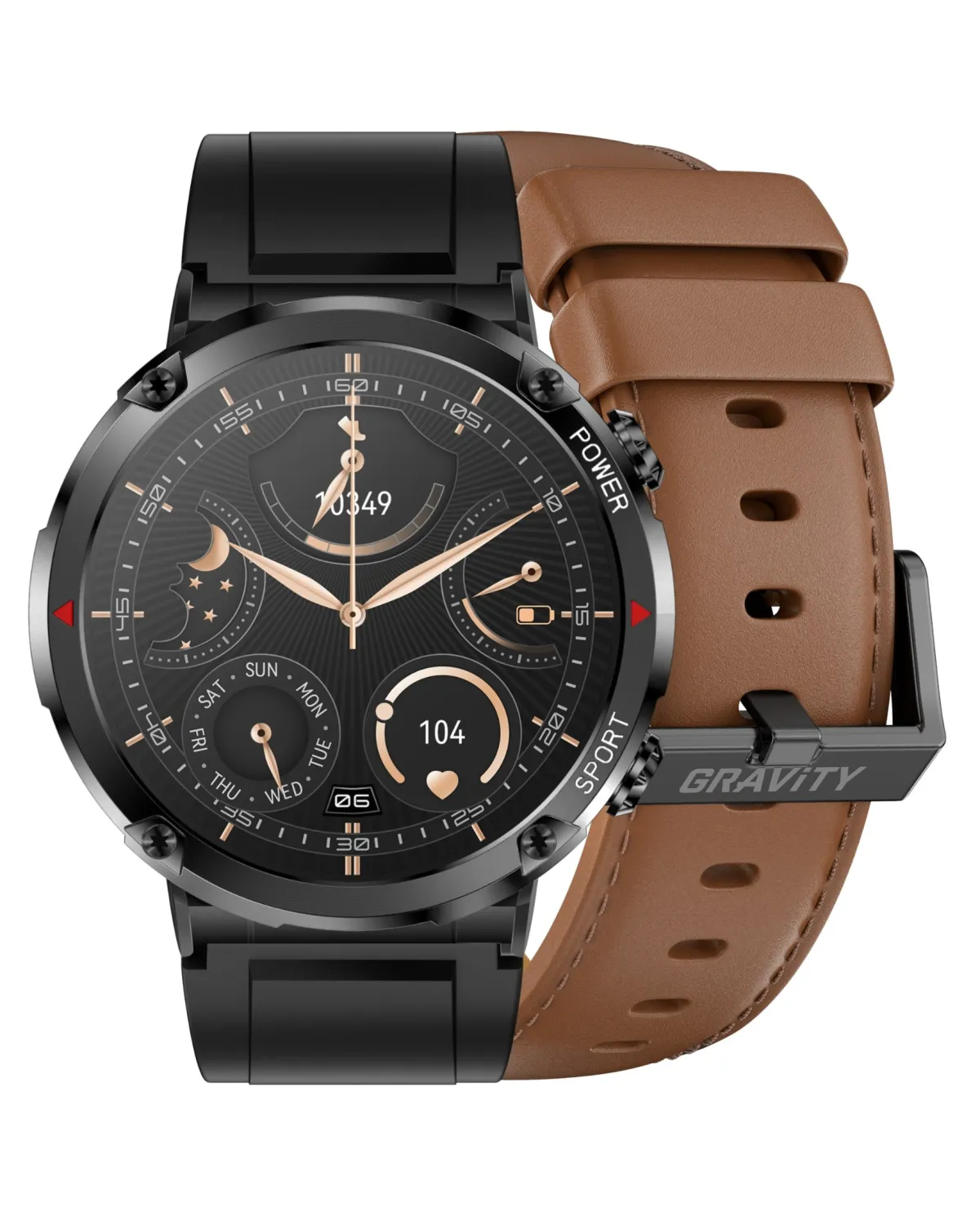 SMARTWATCH MĘSKI GRAVITY GT21-4 - BLUETOOTH CALL, DODATKOWY PASEK (sg025d) SMARTWATCH MĘSKI GRAVITY GT21-4 - BLUETOOTH CALL, DODATKOWY PASEK (sg025d)
