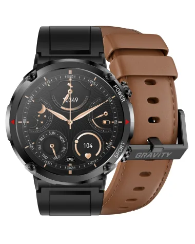 SMARTWATCH MĘSKI GRAVITY GT21-4 - BLUETOOTH CALL, DODATKOWY PASEK (sg025d) SMARTWATCH MĘSKI GRAVITY GT21-4 - BLUETOOTH CALL, DODATKOWY PASEK (sg025d)