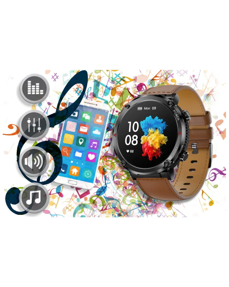 SMARTWATCH MĘSKI GRAVITY GT21-4 - BLUETOOTH CALL, DODATKOWY PASEK (sg025d) SMARTWATCH MĘSKI GRAVITY GT21-4 - BLUETOOTH CALL, DODATKOWY PASEK (sg025d)