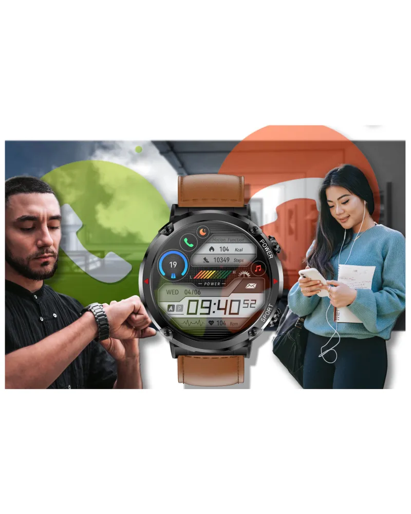 SMARTWATCH MĘSKI GRAVITY GT21-4 - BLUETOOTH CALL, DODATKOWY PASEK (sg025d) SMARTWATCH MĘSKI GRAVITY GT21-4 - BLUETOOTH CALL, DODATKOWY PASEK (sg025d)