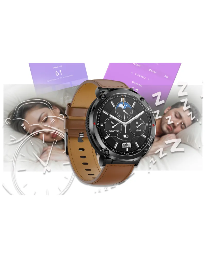 SMARTWATCH MĘSKI GRAVITY GT21-4 - BLUETOOTH CALL, DODATKOWY PASEK (sg025d) SMARTWATCH MĘSKI GRAVITY GT21-4 - BLUETOOTH CALL, DODATKOWY PASEK (sg025d)