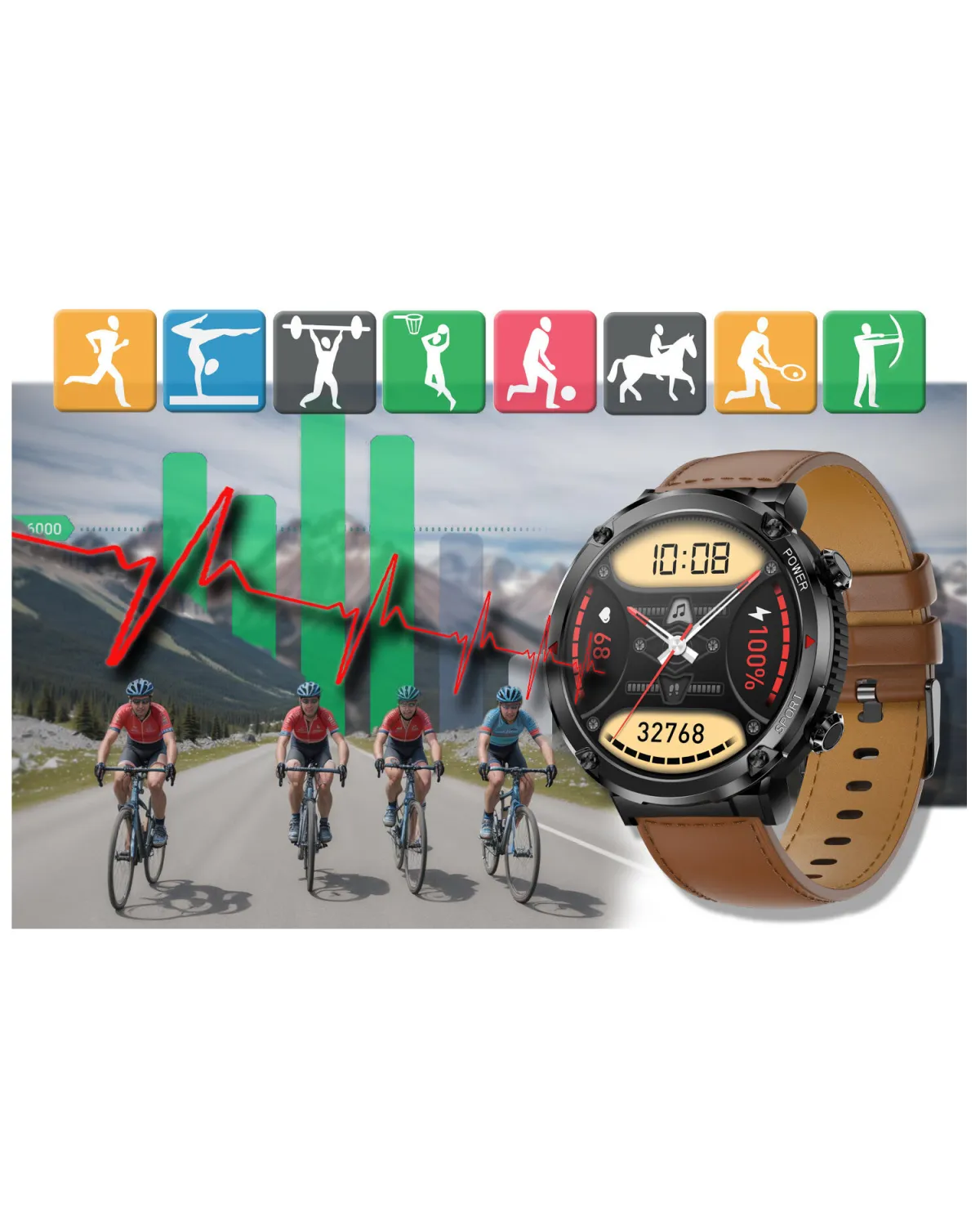 SMARTWATCH MĘSKI GRAVITY GT21-4 - BLUETOOTH CALL, DODATKOWY PASEK (sg025d) SMARTWATCH MĘSKI GRAVITY GT21-4 - BLUETOOTH CALL, DODATKOWY PASEK (sg025d)