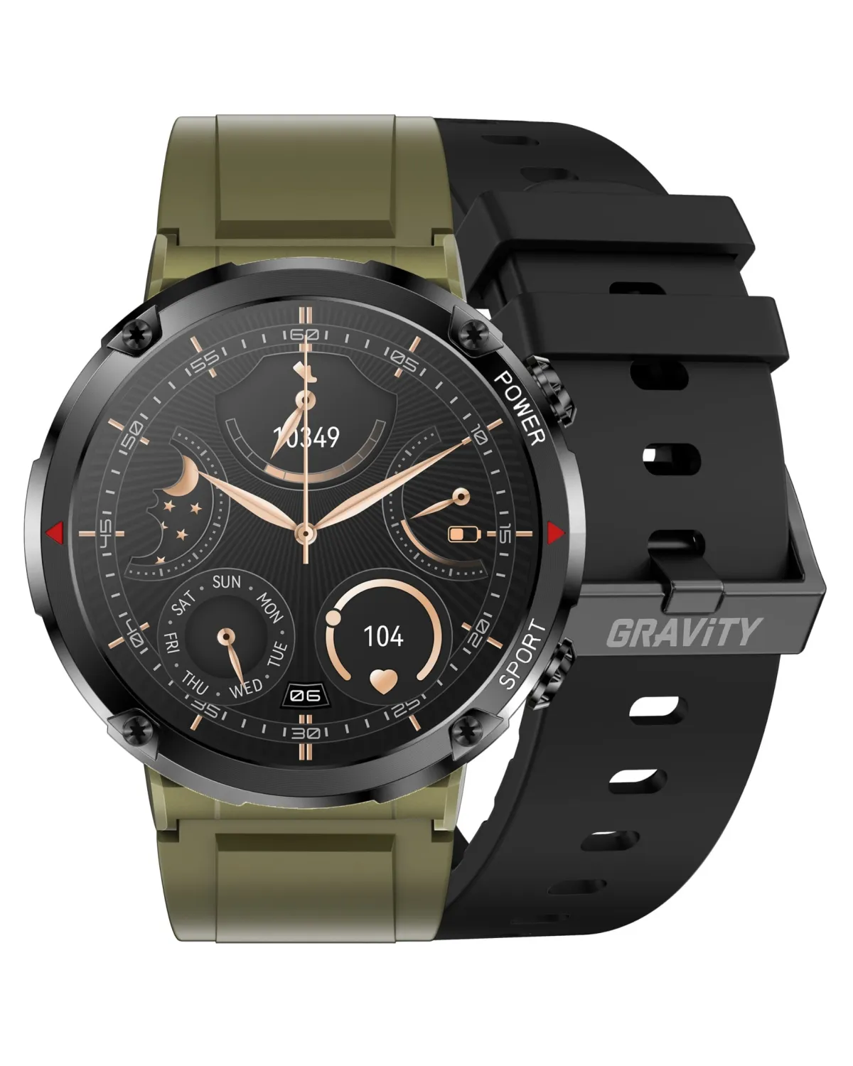 SMARTWATCH MĘSKI GRAVITY GT21-7 - BLUETOOTH CALL, DODATKOWY PASEK (sg025g) SMARTWATCH MĘSKI GRAVITY GT21-7 - BLUETOOTH CALL, DODATKOWY PASEK (sg025g)
