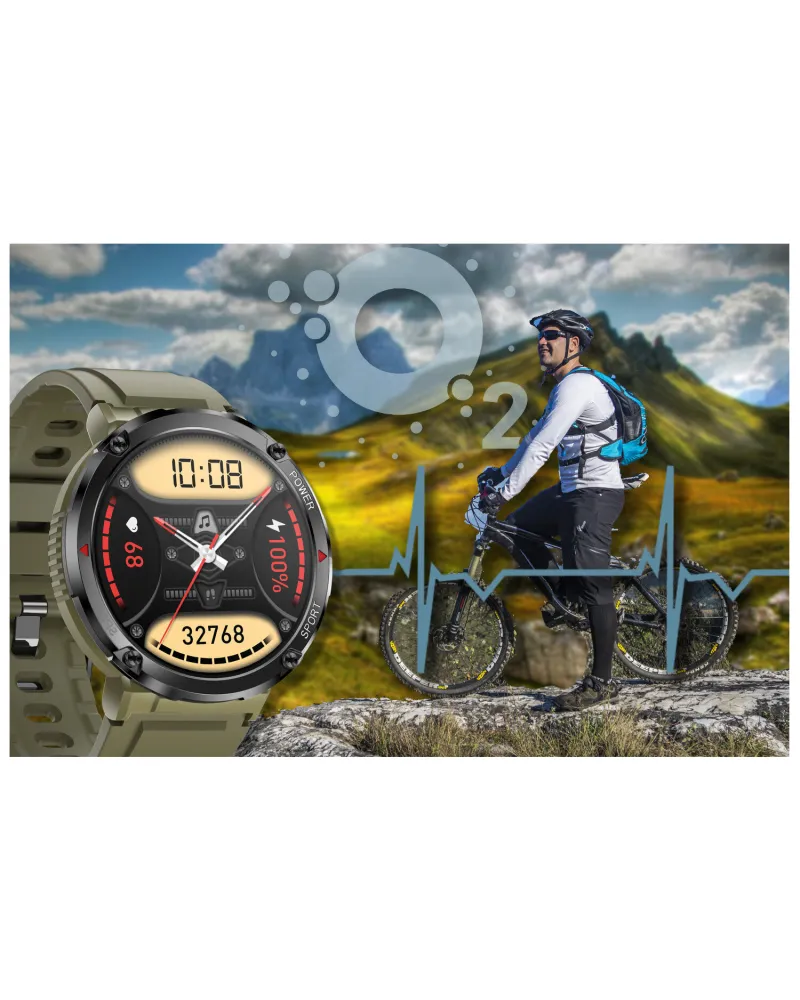 SMARTWATCH MĘSKI GRAVITY GT21-7 - BLUETOOTH CALL, DODATKOWY PASEK (sg025g) SMARTWATCH MĘSKI GRAVITY GT21-7 - BLUETOOTH CALL, DODATKOWY PASEK (sg025g)