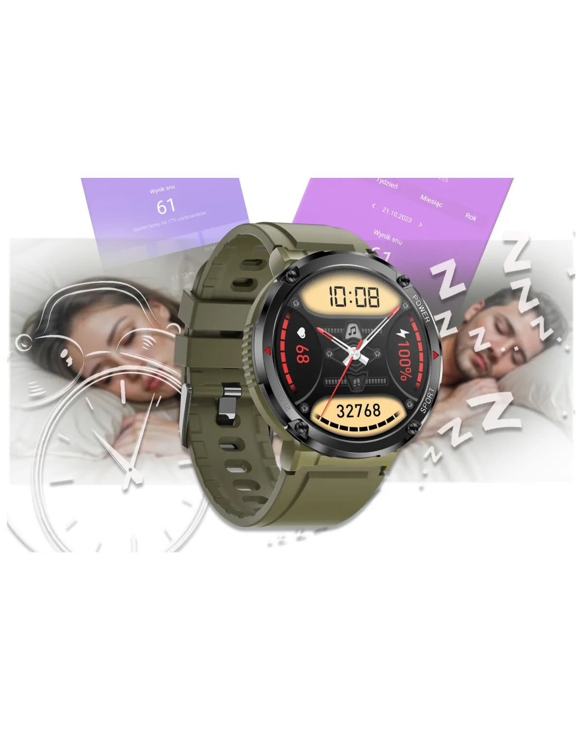 SMARTWATCH MĘSKI GRAVITY GT21-7 - BLUETOOTH CALL, DODATKOWY PASEK (sg025g) SMARTWATCH MĘSKI GRAVITY GT21-7 - BLUETOOTH CALL, DODATKOWY PASEK (sg025g)