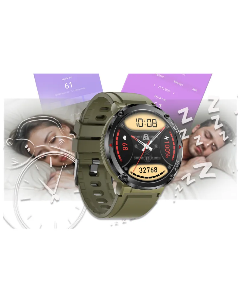 SMARTWATCH MĘSKI GRAVITY GT21-7 - BLUETOOTH CALL, DODATKOWY PASEK (sg025g) SMARTWATCH MĘSKI GRAVITY GT21-7 - BLUETOOTH CALL, DODATKOWY PASEK (sg025g)