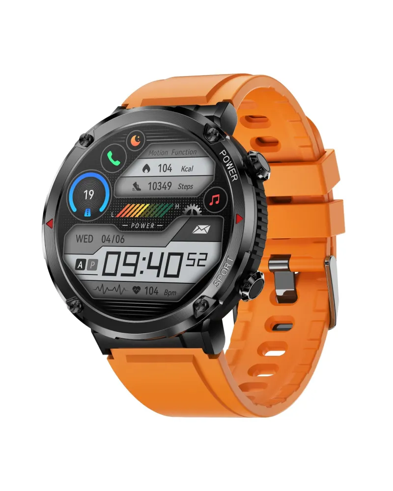 SMARTWATCH MĘSKI GRAVITY GT21-2 - BLUETOOTH CALL, DODATKOWY PASEK (sg025b)