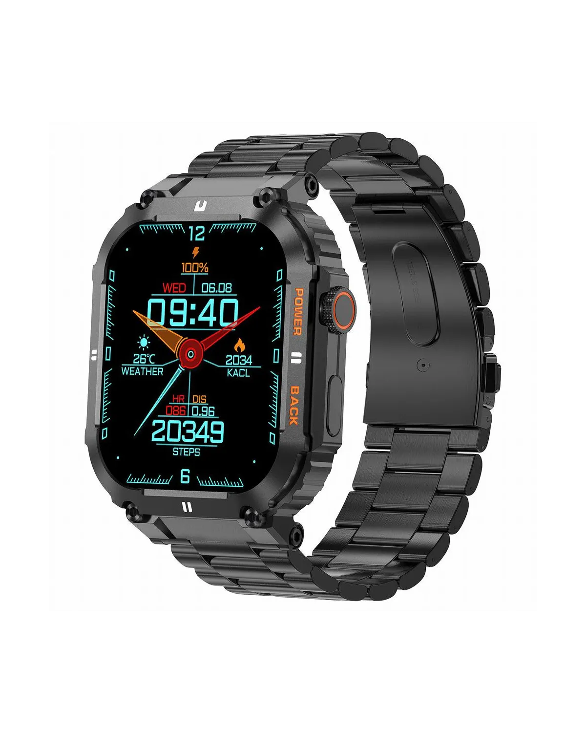 SMARTWATCH MĘSKI GRAVITY GT6-2 - WYKONYWANIE POŁĄCZEŃ, MONITOR SNU (sg020b) SMARTWATCH MĘSKI GRAVITY GT6-2 - WYKONYWANIE POŁĄCZEŃ, MONITOR SNU (sg020b)