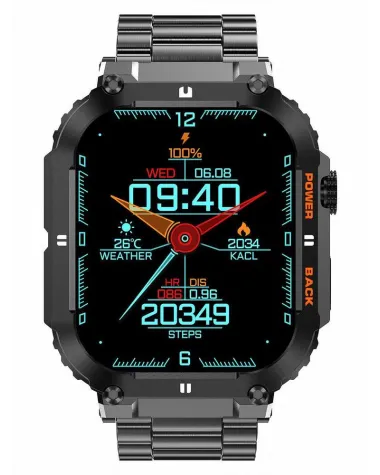 SMARTWATCH MĘSKI GRAVITY GT6-2 - WYKONYWANIE POŁĄCZEŃ, MONITOR SNU (sg020b) SMARTWATCH MĘSKI GRAVITY GT6-2 - WYKONYWANIE POŁĄCZEŃ, MONITOR SNU (sg020b)
