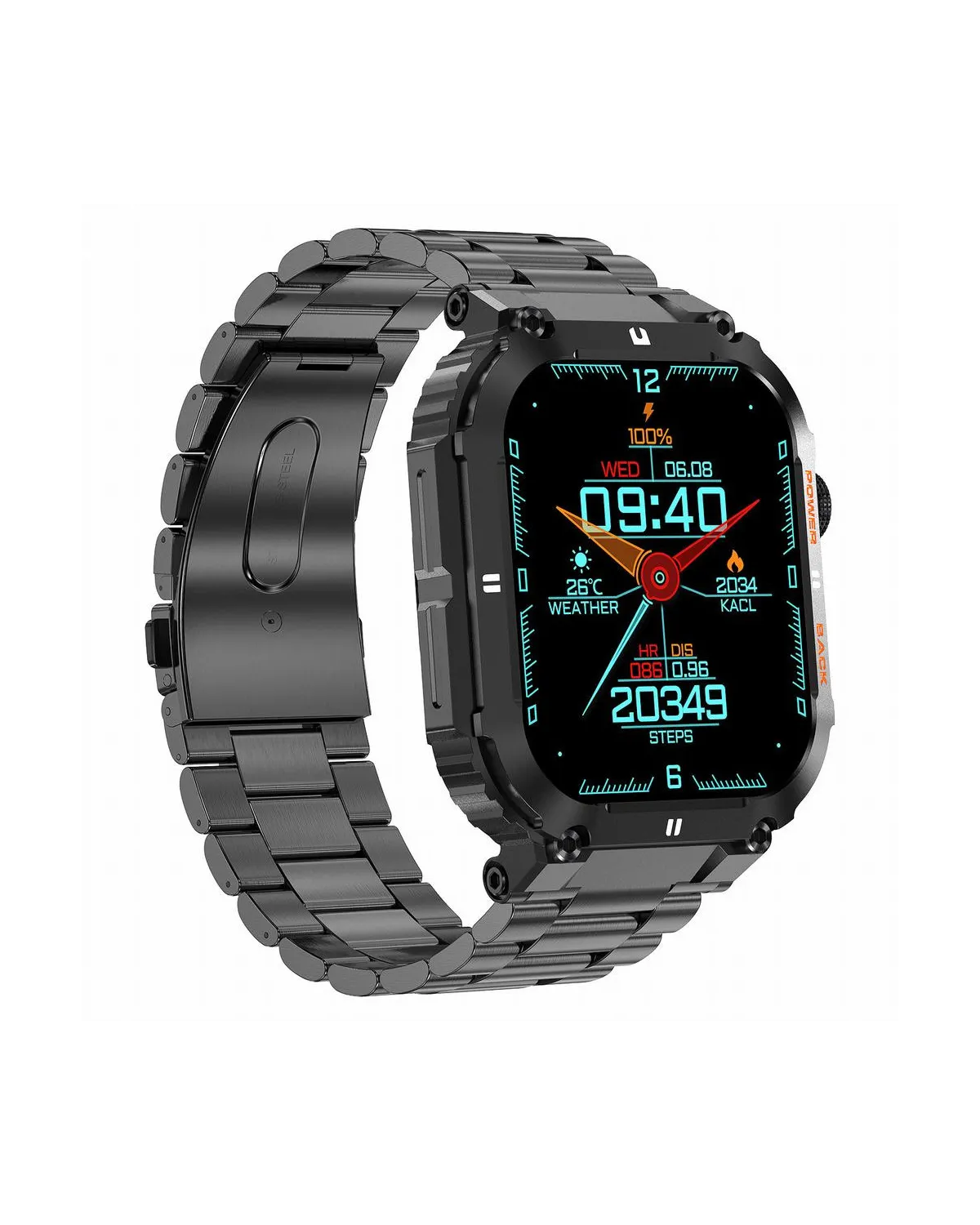SMARTWATCH MĘSKI GRAVITY GT6-2 - WYKONYWANIE POŁĄCZEŃ, MONITOR SNU (sg020b) SMARTWATCH MĘSKI GRAVITY GT6-2 - WYKONYWANIE POŁĄCZEŃ, MONITOR SNU (sg020b)