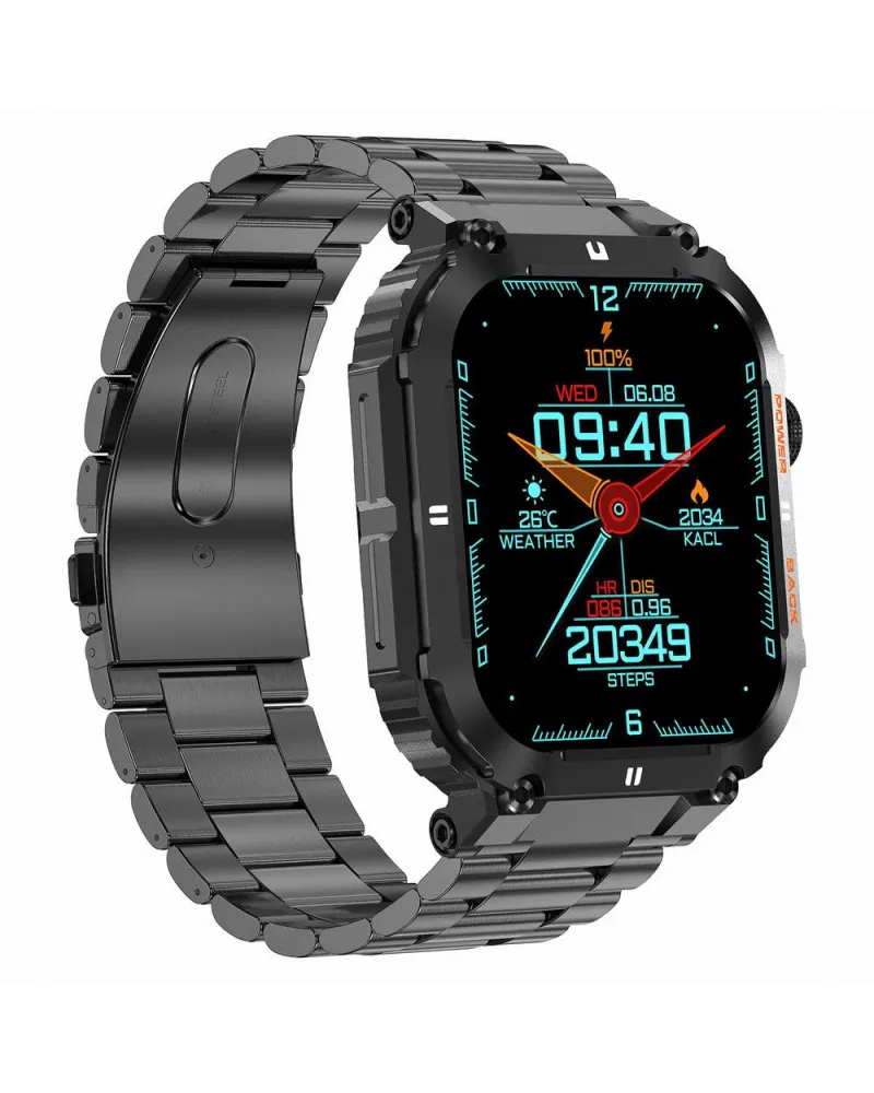 SMARTWATCH MĘSKI GRAVITY GT6-2 - WYKONYWANIE POŁĄCZEŃ, MONITOR SNU (sg020b) SMARTWATCH MĘSKI GRAVITY GT6-2 - WYKONYWANIE POŁĄCZEŃ, MONITOR SNU (sg020b)
