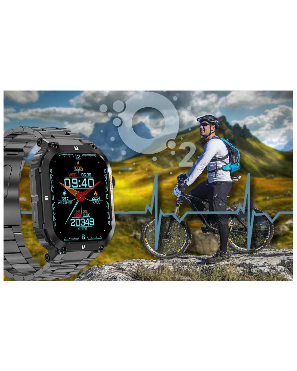 SMARTWATCH MĘSKI GRAVITY GT6-2 - WYKONYWANIE POŁĄCZEŃ, MONITOR SNU (sg020b) SMARTWATCH MĘSKI GRAVITY GT6-2 - WYKONYWANIE POŁĄCZEŃ, MONITOR SNU (sg020b)