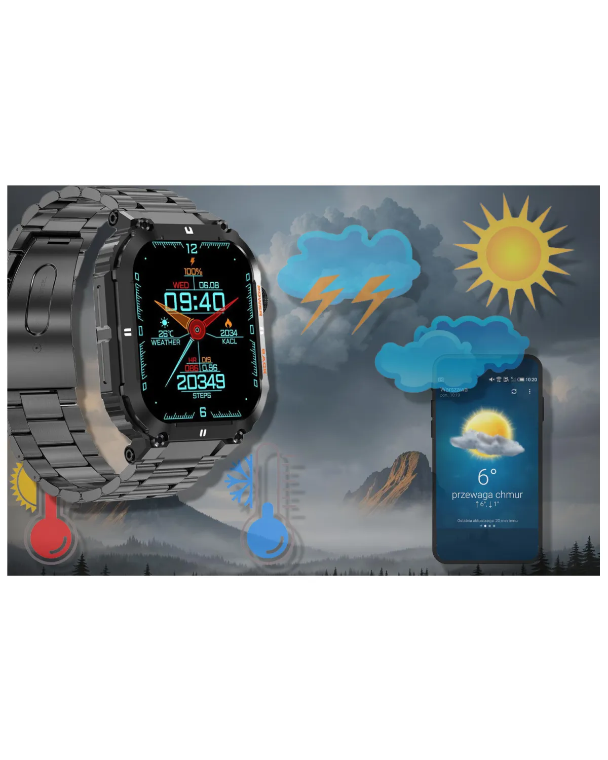SMARTWATCH MĘSKI GRAVITY GT6-2 - WYKONYWANIE POŁĄCZEŃ, MONITOR SNU (sg020b) SMARTWATCH MĘSKI GRAVITY GT6-2 - WYKONYWANIE POŁĄCZEŃ, MONITOR SNU (sg020b)