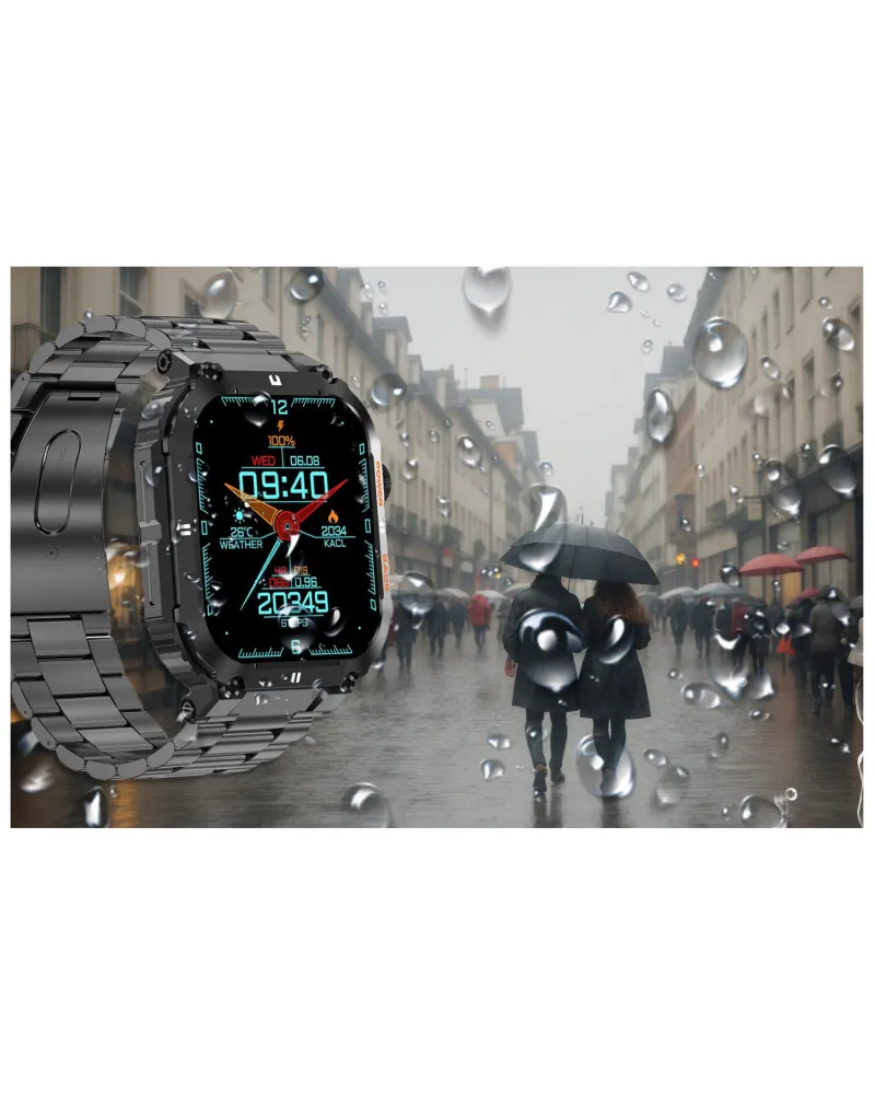 SMARTWATCH MĘSKI GRAVITY GT6-2 - WYKONYWANIE POŁĄCZEŃ, MONITOR SNU (sg020b) SMARTWATCH MĘSKI GRAVITY GT6-2 - WYKONYWANIE POŁĄCZEŃ, MONITOR SNU (sg020b)