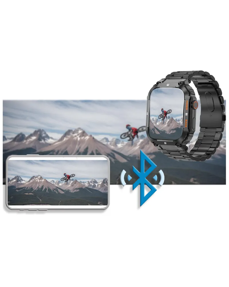 SMARTWATCH MĘSKI GRAVITY GT6-2 - WYKONYWANIE POŁĄCZEŃ, MONITOR SNU (sg020b) SMARTWATCH MĘSKI GRAVITY GT6-2 - WYKONYWANIE POŁĄCZEŃ, MONITOR SNU (sg020b)