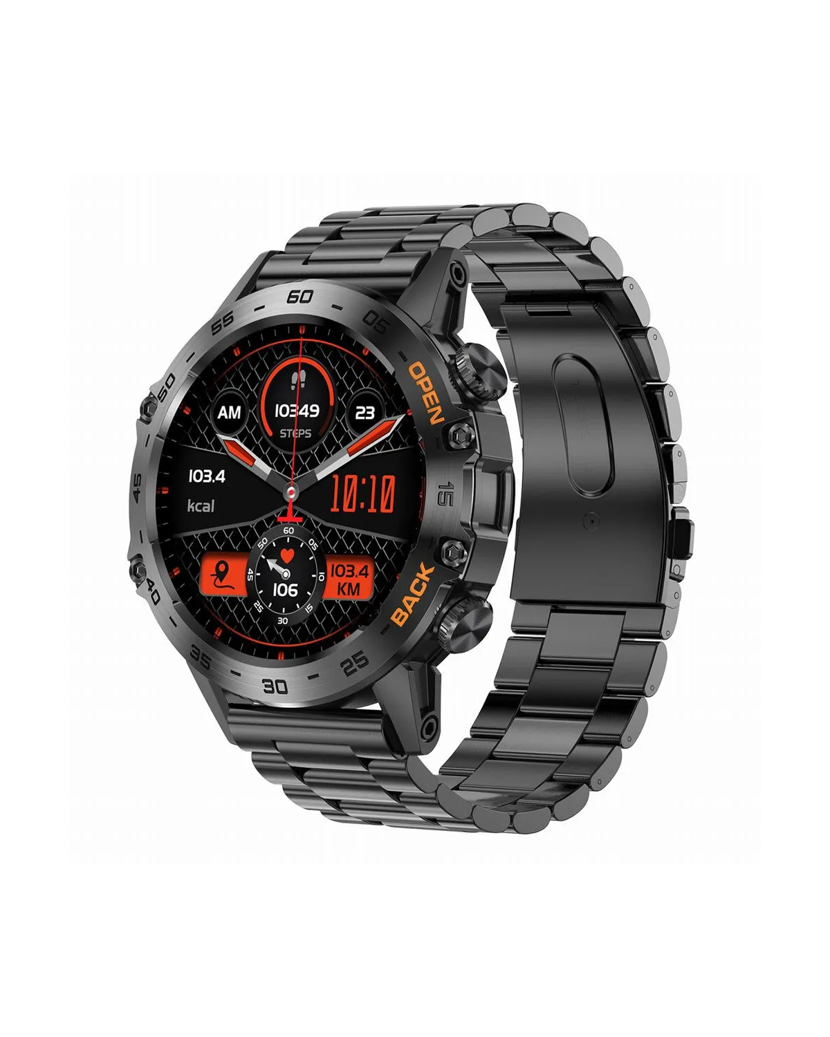 SMARTWATCH MĘSKI GRAVITY GT9-2 - WYKONYWANIE POŁĄCZEŃ, CIŚNIENIOMIERZ (sg021b)