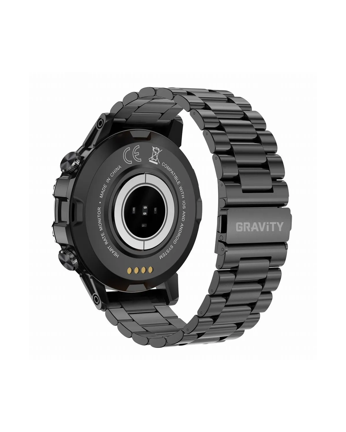 SMARTWATCH MĘSKI GRAVITY GT9-2 - WYKONYWANIE POŁĄCZEŃ, CIŚNIENIOMIERZ (sg021b)