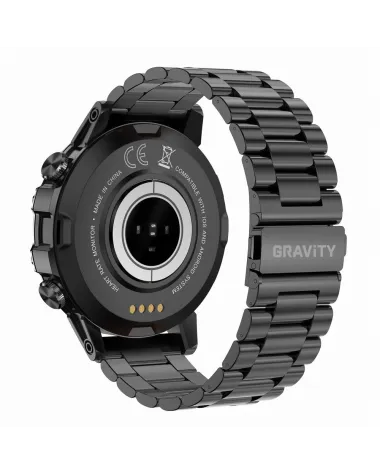 SMARTWATCH MĘSKI GRAVITY GT9-2 - WYKONYWANIE POŁĄCZEŃ, CIŚNIENIOMIERZ (sg021b)