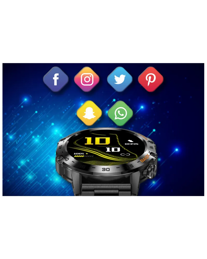 SMARTWATCH MĘSKI GRAVITY GT9-2 - WYKONYWANIE POŁĄCZEŃ, CIŚNIENIOMIERZ (sg021b)