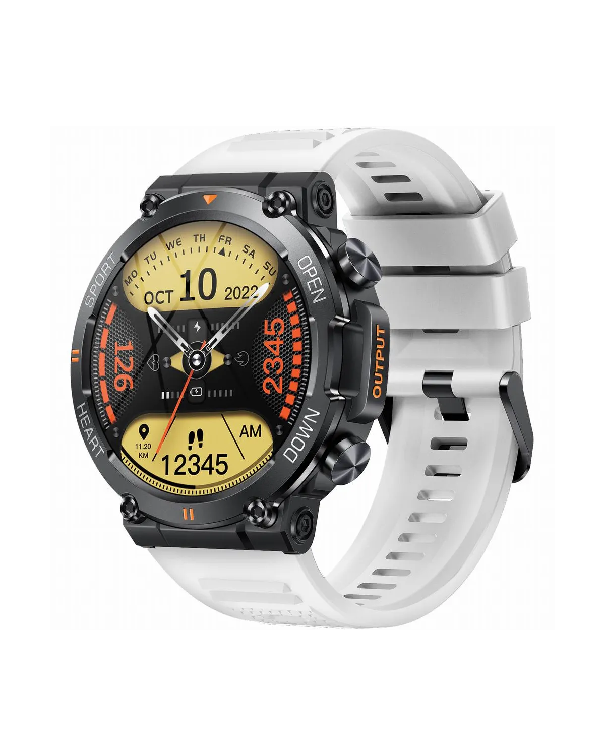 SMARTWATCH MĘSKI GRAVITY GT7-6 PRO - WYKONYWANIE POŁĄCZEŃ, PULSOKSYMETR (sg018f)