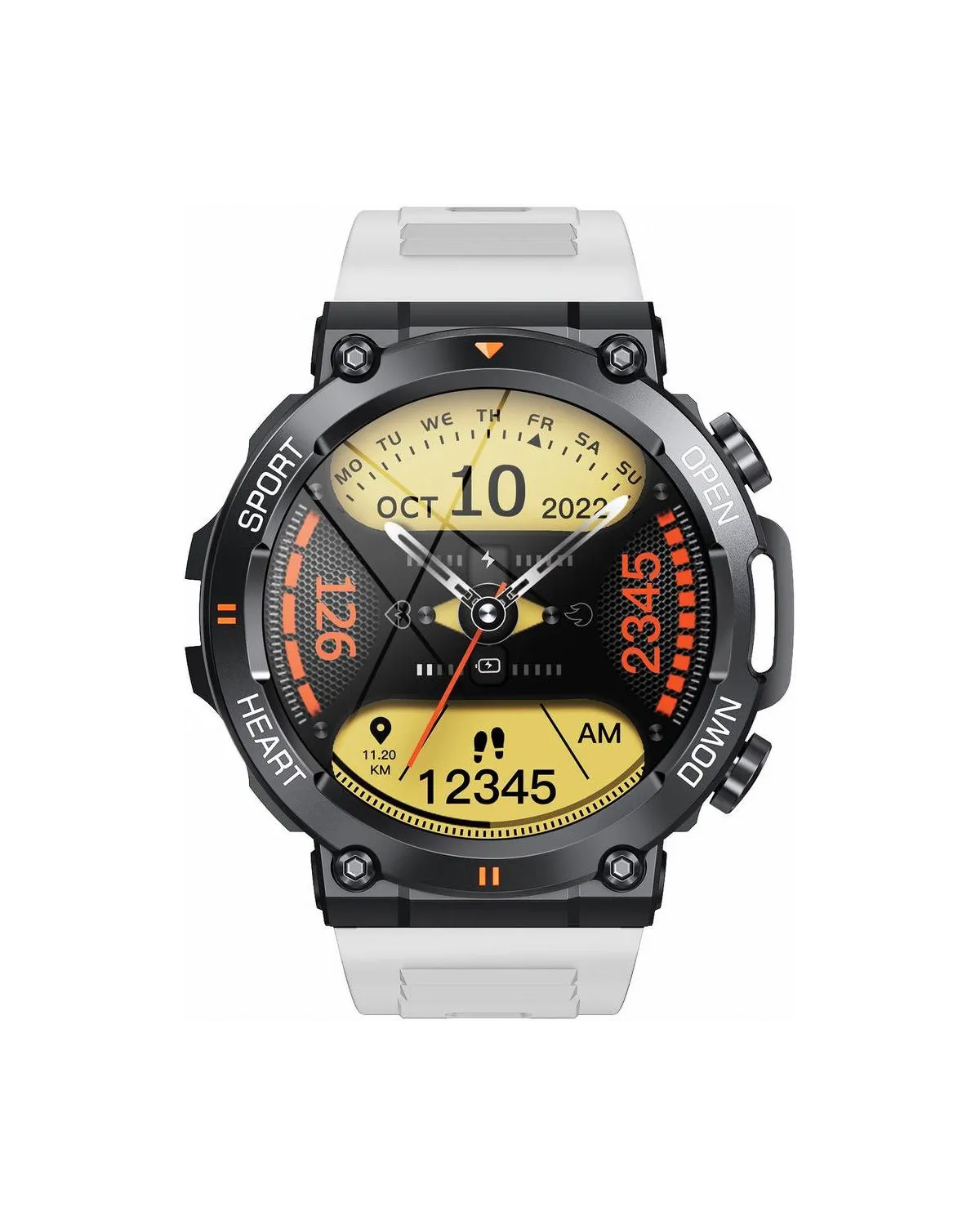 SMARTWATCH MĘSKI GRAVITY GT7-6 PRO - WYKONYWANIE POŁĄCZEŃ, PULSOKSYMETR (sg018f)