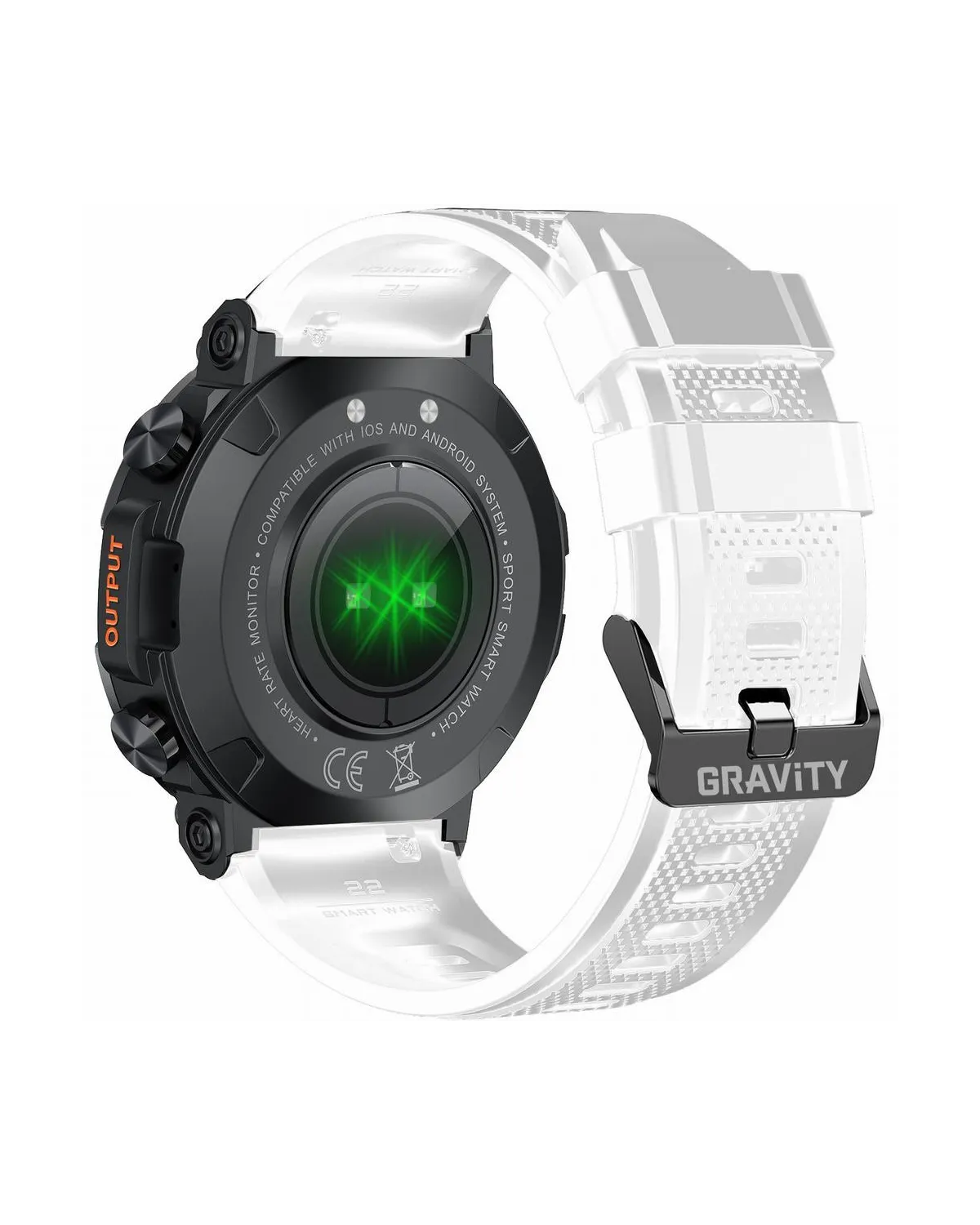 SMARTWATCH MĘSKI GRAVITY GT7-6 PRO - WYKONYWANIE POŁĄCZEŃ, PULSOKSYMETR (sg018f)