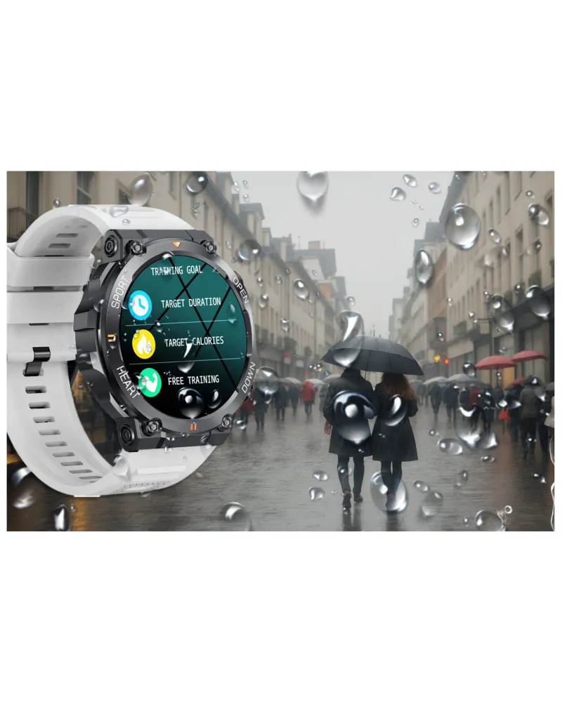 SMARTWATCH MĘSKI GRAVITY GT7-6 PRO - WYKONYWANIE POŁĄCZEŃ, PULSOKSYMETR (sg018f)