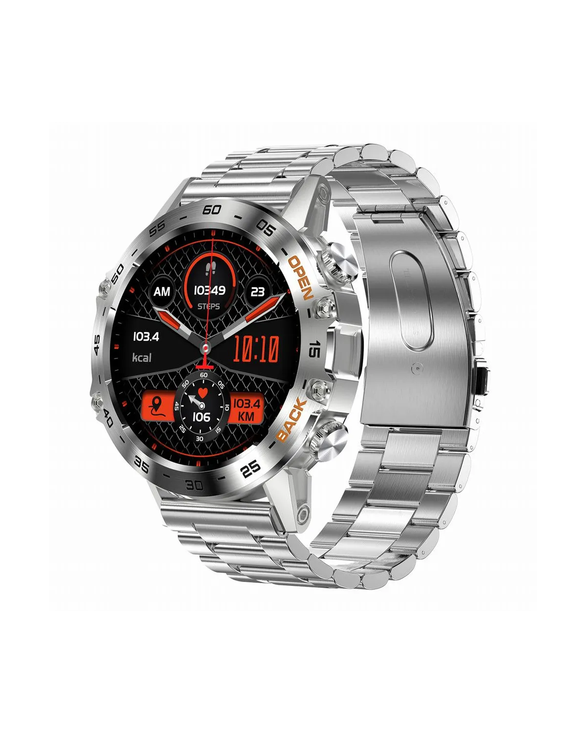 SMARTWATCH MĘSKI GRAVITY GT9-3 - WYKONYWANIE POŁĄCZEŃ, CIŚNIENIOMIERZ (sg021c)