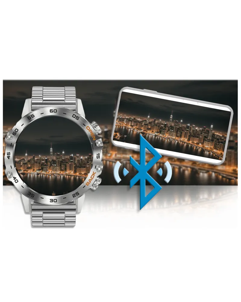 SMARTWATCH MĘSKI GRAVITY GT9-3 - WYKONYWANIE POŁĄCZEŃ, CIŚNIENIOMIERZ (sg021c)