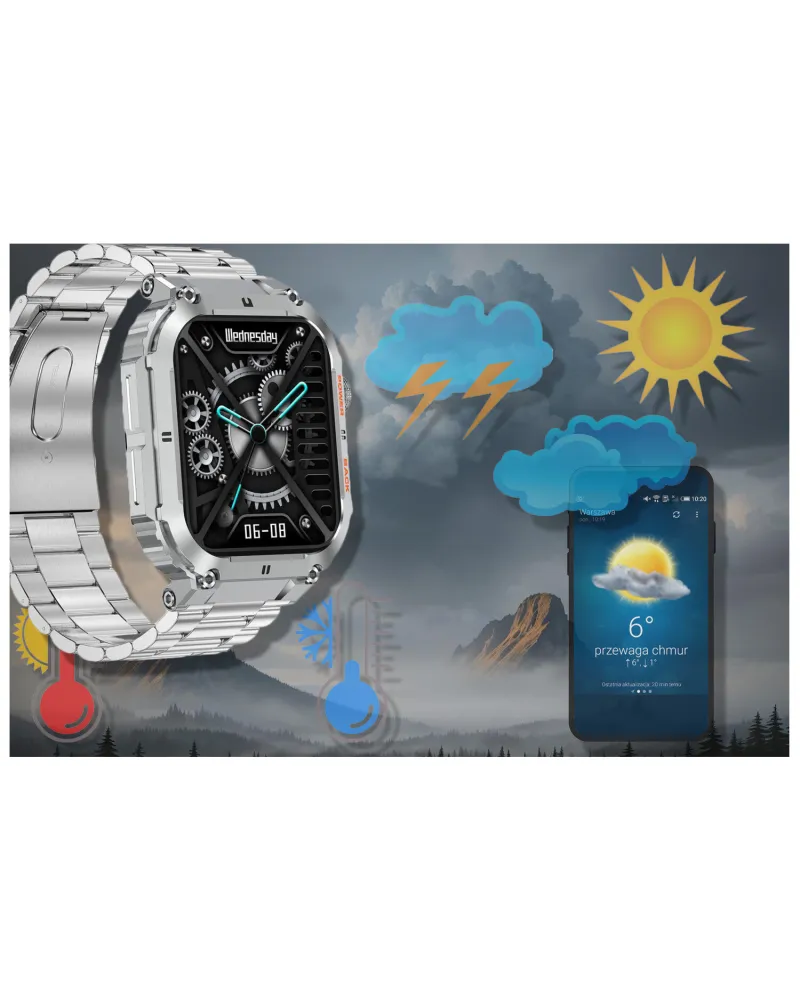 SMARTWATCH MĘSKI GRAVITY GT6-7 - WYKONYWANIE POŁĄCZEŃ, MONITOR SNU (sg020g) SMARTWATCH MĘSKI GRAVITY GT6-7 - WYKONYWANIE POŁĄCZEŃ, MONITOR SNU (sg020g)