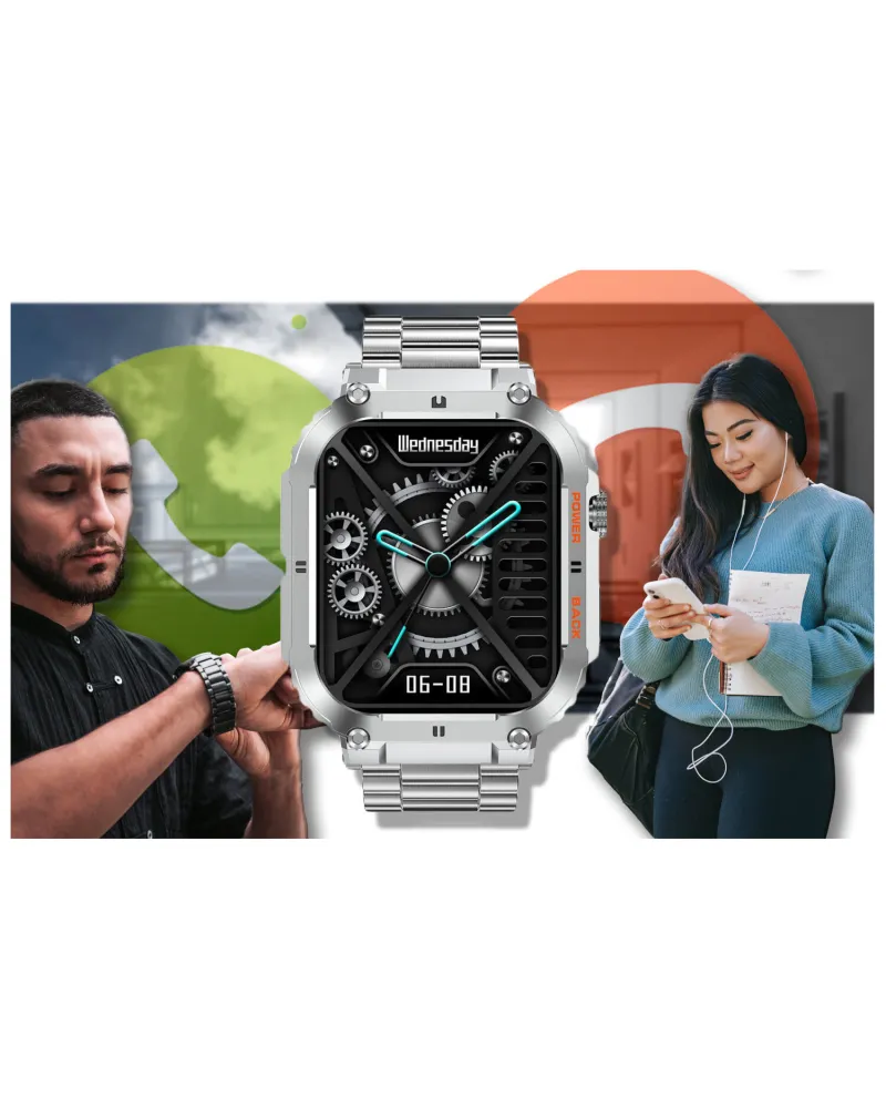 SMARTWATCH MĘSKI GRAVITY GT6-7 - WYKONYWANIE POŁĄCZEŃ, MONITOR SNU (sg020g) SMARTWATCH MĘSKI GRAVITY GT6-7 - WYKONYWANIE POŁĄCZEŃ, MONITOR SNU (sg020g)