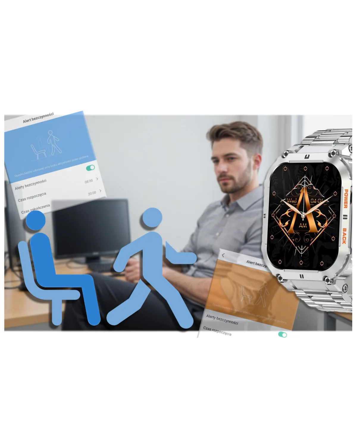 SMARTWATCH MĘSKI GRAVITY GT6-7 - WYKONYWANIE POŁĄCZEŃ, MONITOR SNU (sg020g) SMARTWATCH MĘSKI GRAVITY GT6-7 - WYKONYWANIE POŁĄCZEŃ, MONITOR SNU (sg020g)