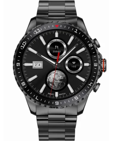 SMARTWATCH MĘSKI GRAVITY GT16-2 - WYKONYWANIE POŁĄCZEŃ, CIŚNIENIOMIERZ (sg034b)