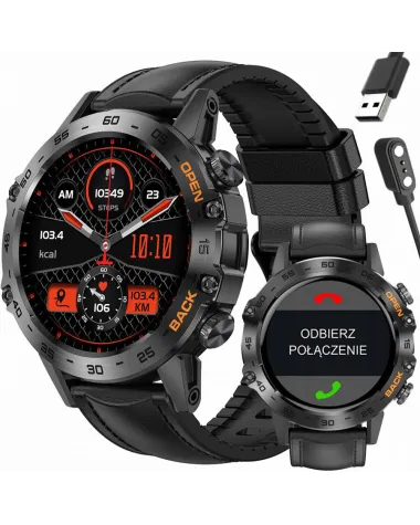 SMARTWATCH MĘSKI GRAVITY GT9-5 - WYKONYWANIE POŁĄCZEŃ, CIŚNIENIOMIERZ (sg021e)
