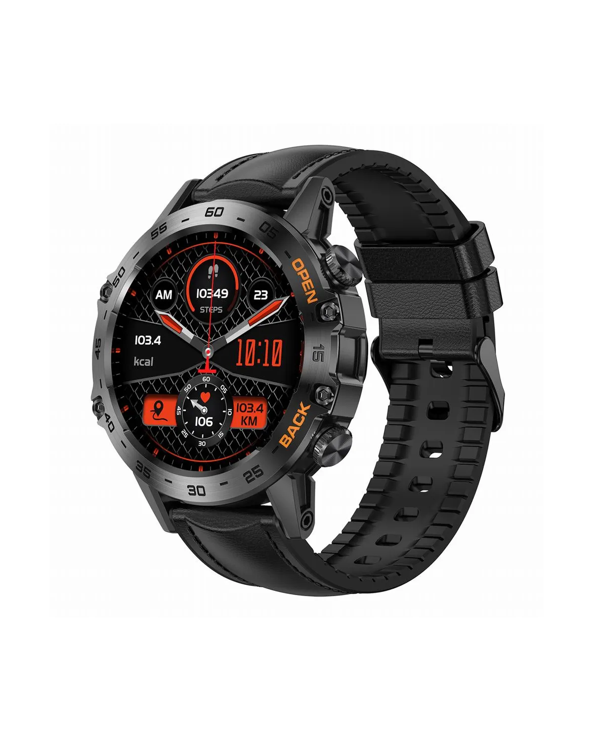 SMARTWATCH MĘSKI GRAVITY GT9-5 - WYKONYWANIE POŁĄCZEŃ, CIŚNIENIOMIERZ (sg021e)