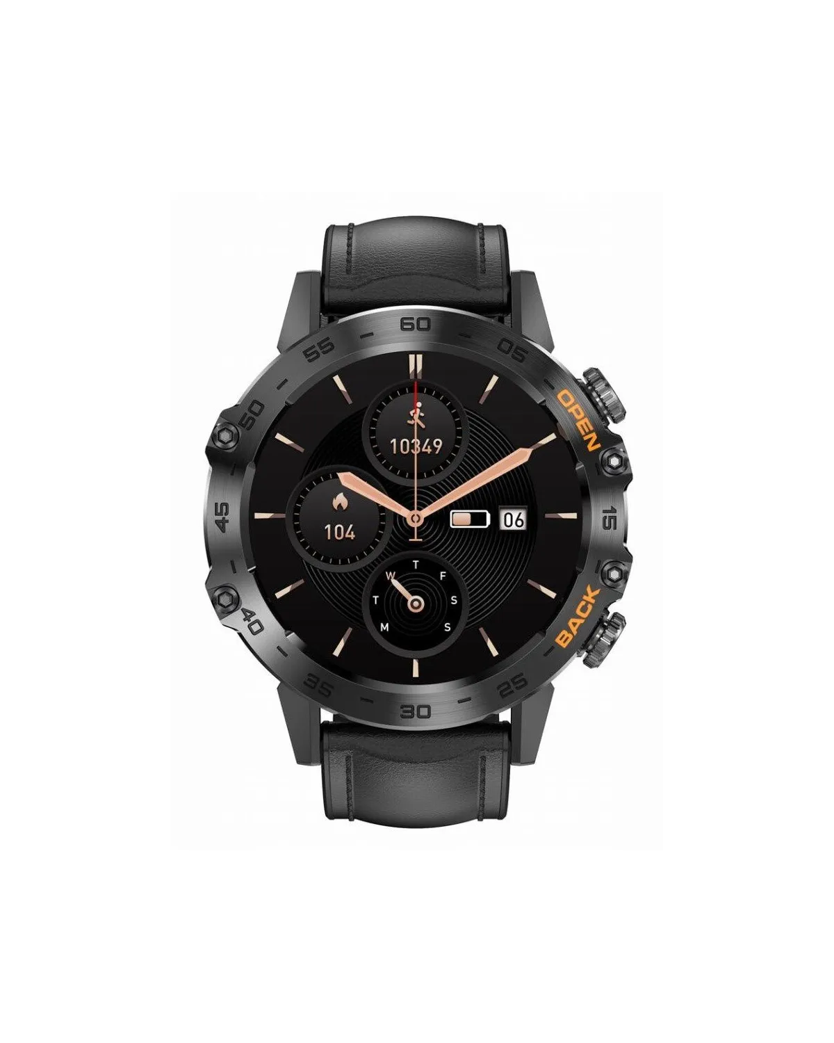SMARTWATCH MĘSKI GRAVITY GT9-5 - WYKONYWANIE POŁĄCZEŃ, CIŚNIENIOMIERZ (sg021e)