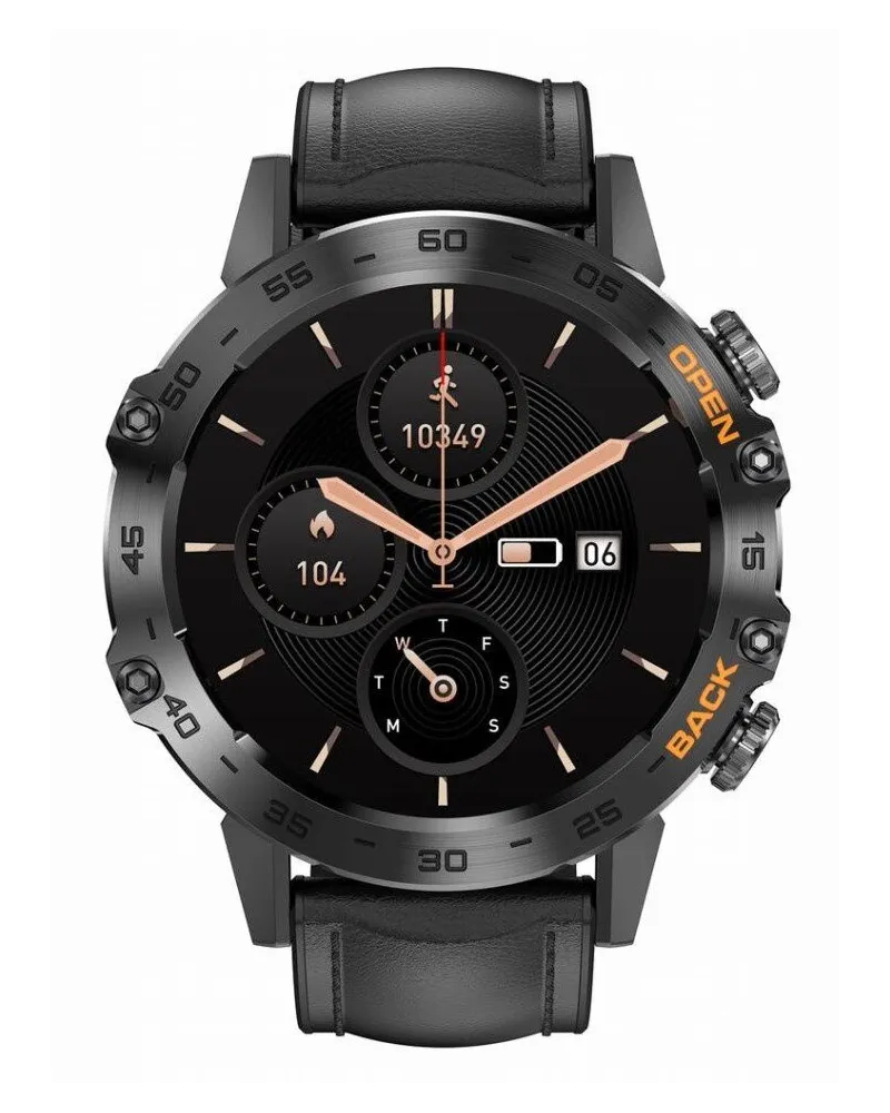 SMARTWATCH MĘSKI GRAVITY GT9-5 - WYKONYWANIE POŁĄCZEŃ, CIŚNIENIOMIERZ (sg021e)