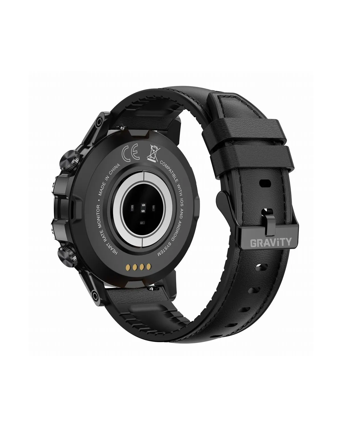 SMARTWATCH MĘSKI GRAVITY GT9-5 - WYKONYWANIE POŁĄCZEŃ, CIŚNIENIOMIERZ (sg021e)