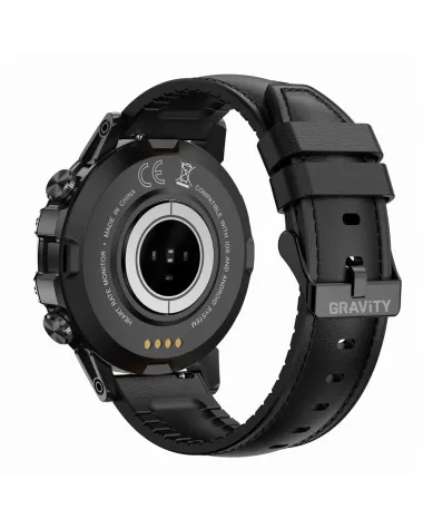 SMARTWATCH MĘSKI GRAVITY GT9-5 - WYKONYWANIE POŁĄCZEŃ, CIŚNIENIOMIERZ (sg021e)
