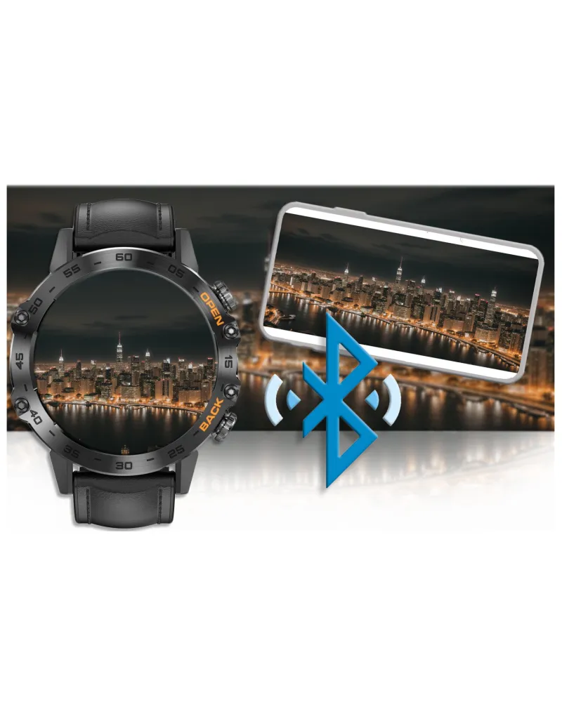 SMARTWATCH MĘSKI GRAVITY GT9-5 - WYKONYWANIE POŁĄCZEŃ, CIŚNIENIOMIERZ (sg021e)