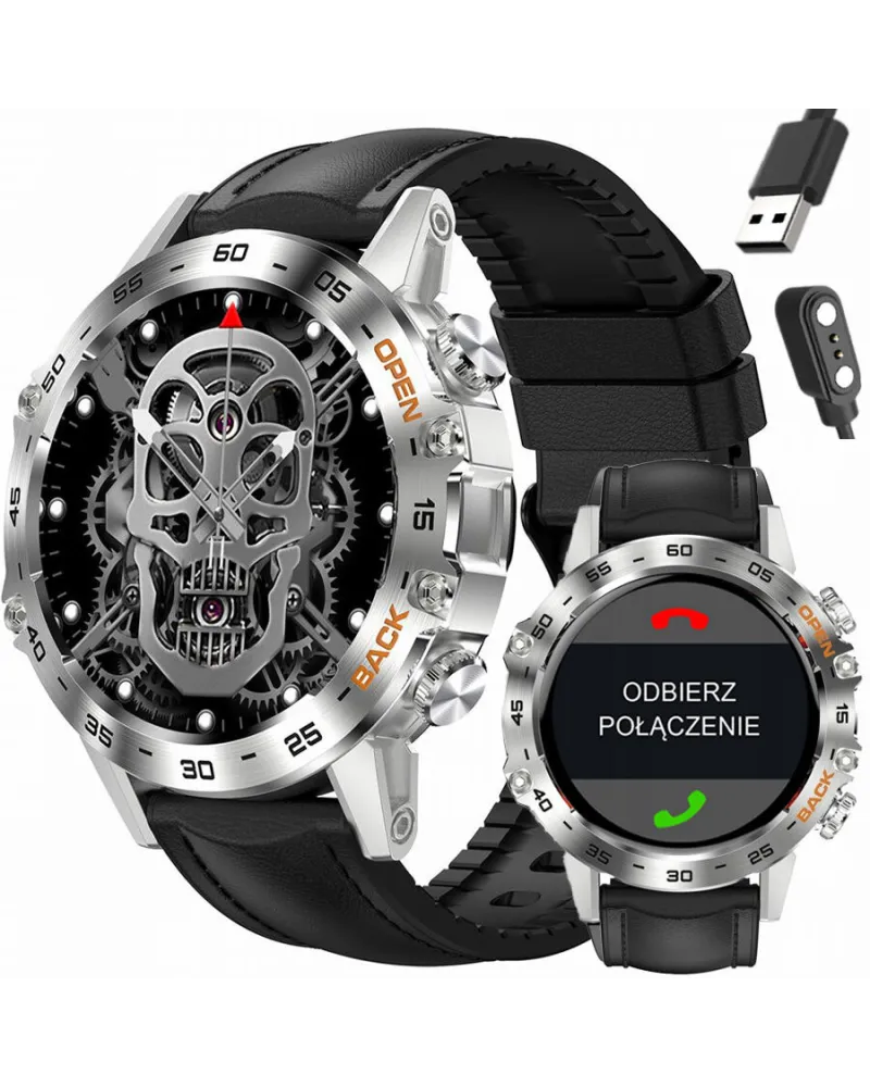 SMARTWATCH MĘSKI GRAVITY GT9-6 - WYKONYWANIE POŁĄCZEŃ, CIŚNIENIOMIERZ (sg021f) SMARTWATCH MĘSKI GRAVITY GT9-6 - WYKONYWANIE POŁĄCZEŃ, CIŚNIENIOMIERZ (sg021f)