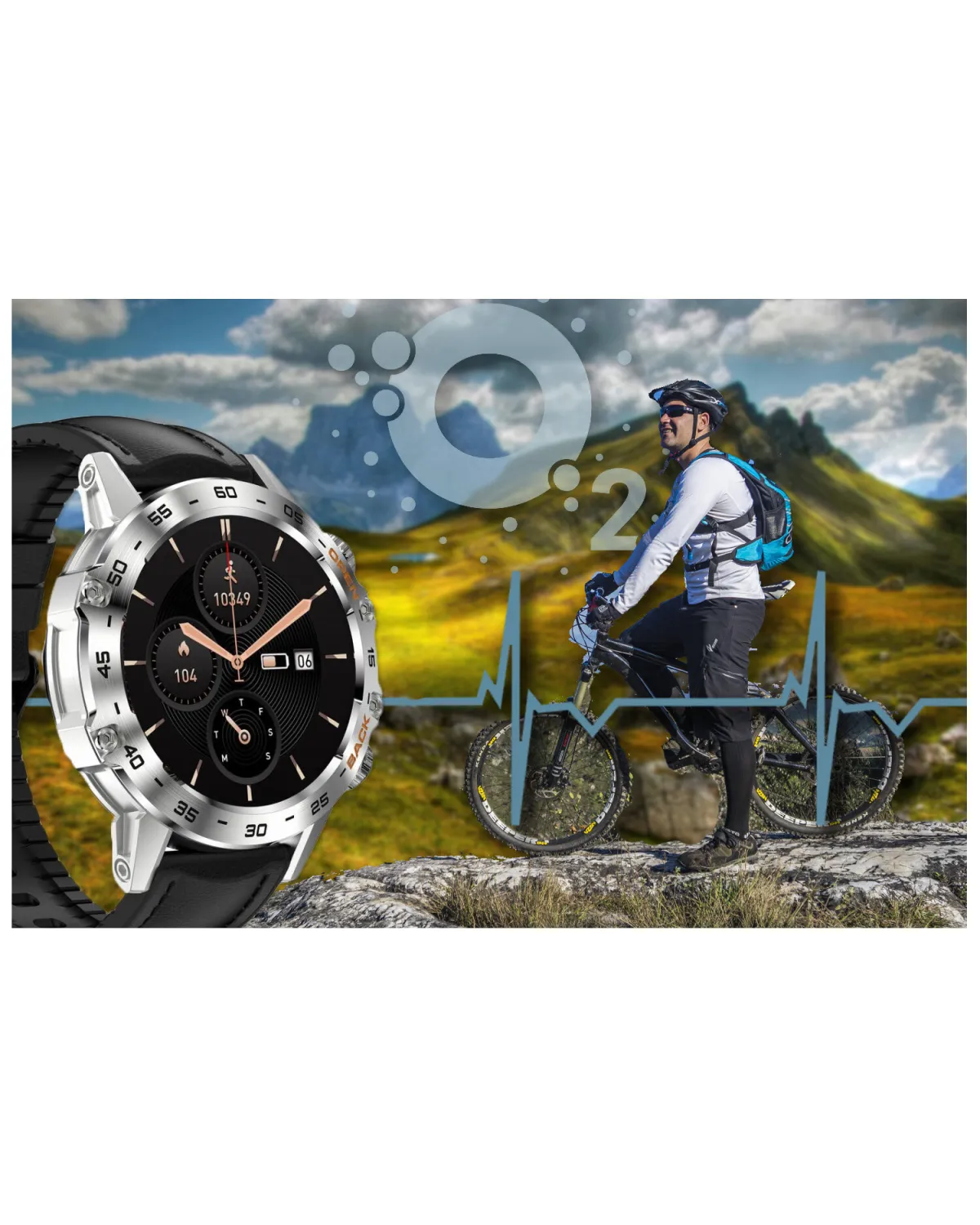 SMARTWATCH MĘSKI GRAVITY GT9-6 - WYKONYWANIE POŁĄCZEŃ, CIŚNIENIOMIERZ (sg021f) SMARTWATCH MĘSKI GRAVITY GT9-6 - WYKONYWANIE POŁĄCZEŃ, CIŚNIENIOMIERZ (sg021f)