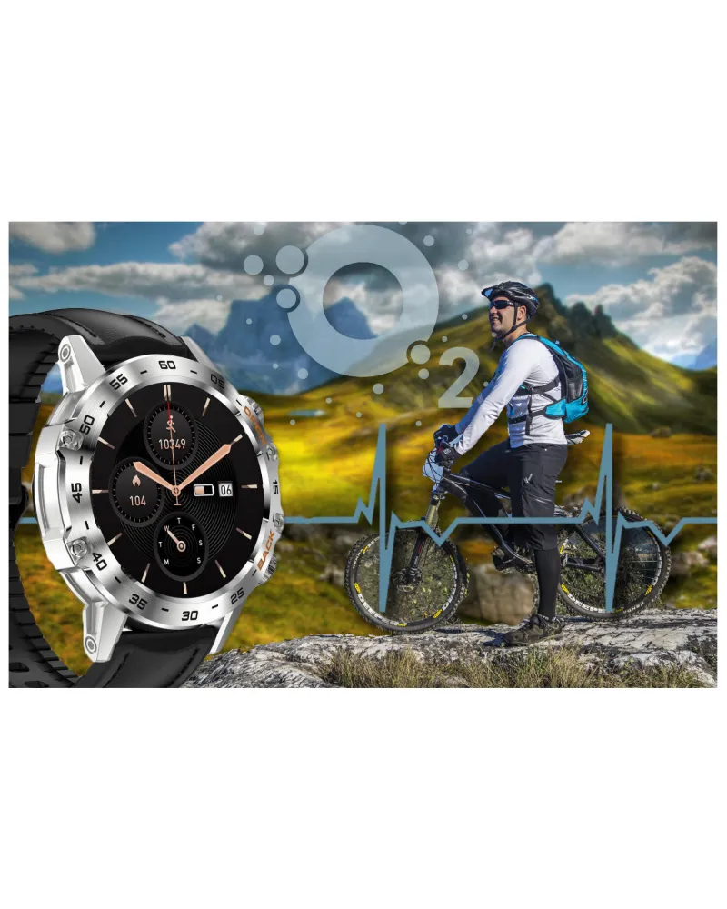 SMARTWATCH MĘSKI GRAVITY GT9-6 - WYKONYWANIE POŁĄCZEŃ, CIŚNIENIOMIERZ (sg021f) SMARTWATCH MĘSKI GRAVITY GT9-6 - WYKONYWANIE POŁĄCZEŃ, CIŚNIENIOMIERZ (sg021f)