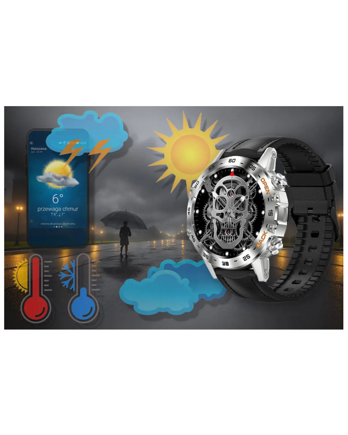 SMARTWATCH MĘSKI GRAVITY GT9-6 - WYKONYWANIE POŁĄCZEŃ, CIŚNIENIOMIERZ (sg021f) SMARTWATCH MĘSKI GRAVITY GT9-6 - WYKONYWANIE POŁĄCZEŃ, CIŚNIENIOMIERZ (sg021f)