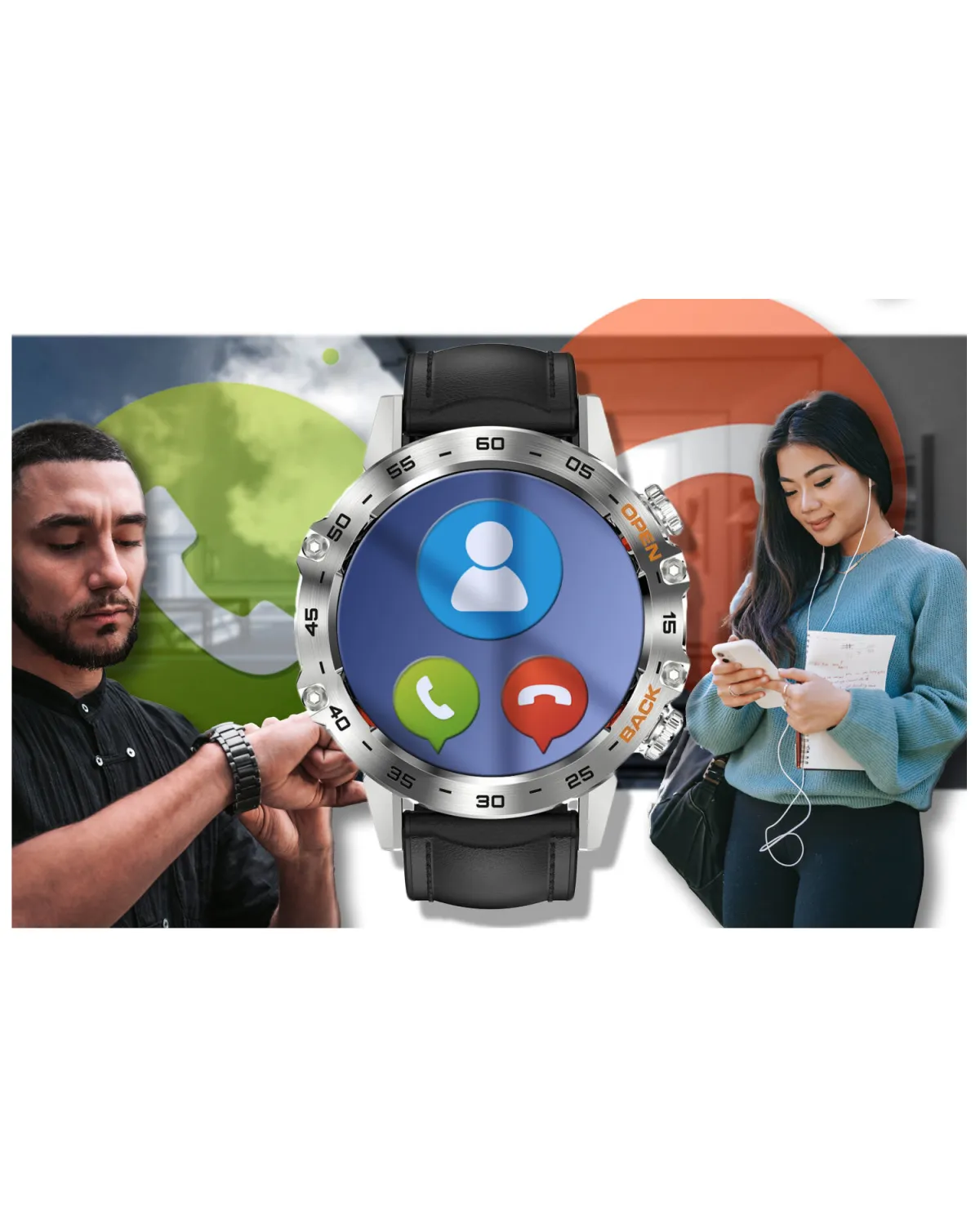 SMARTWATCH MĘSKI GRAVITY GT9-6 - WYKONYWANIE POŁĄCZEŃ, CIŚNIENIOMIERZ (sg021f) SMARTWATCH MĘSKI GRAVITY GT9-6 - WYKONYWANIE POŁĄCZEŃ, CIŚNIENIOMIERZ (sg021f)