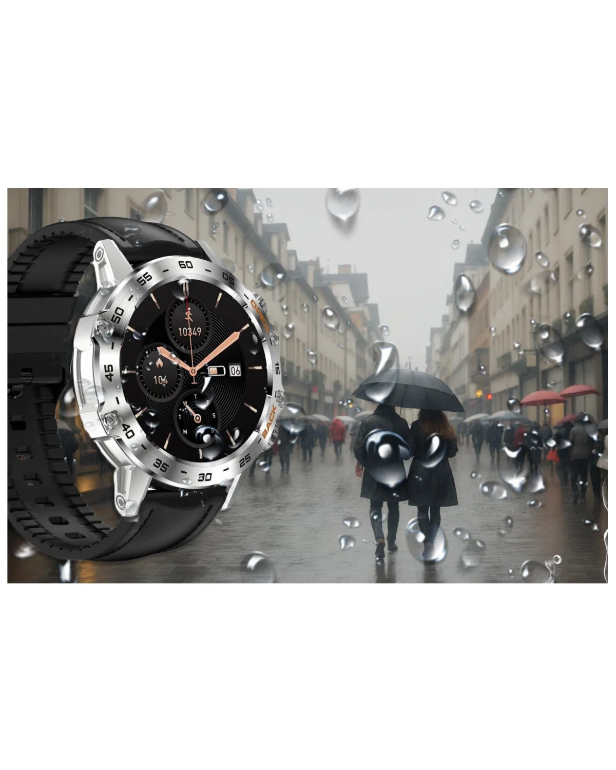 SMARTWATCH MĘSKI GRAVITY GT9-6 - WYKONYWANIE POŁĄCZEŃ, CIŚNIENIOMIERZ (sg021f) SMARTWATCH MĘSKI GRAVITY GT9-6 - WYKONYWANIE POŁĄCZEŃ, CIŚNIENIOMIERZ (sg021f)