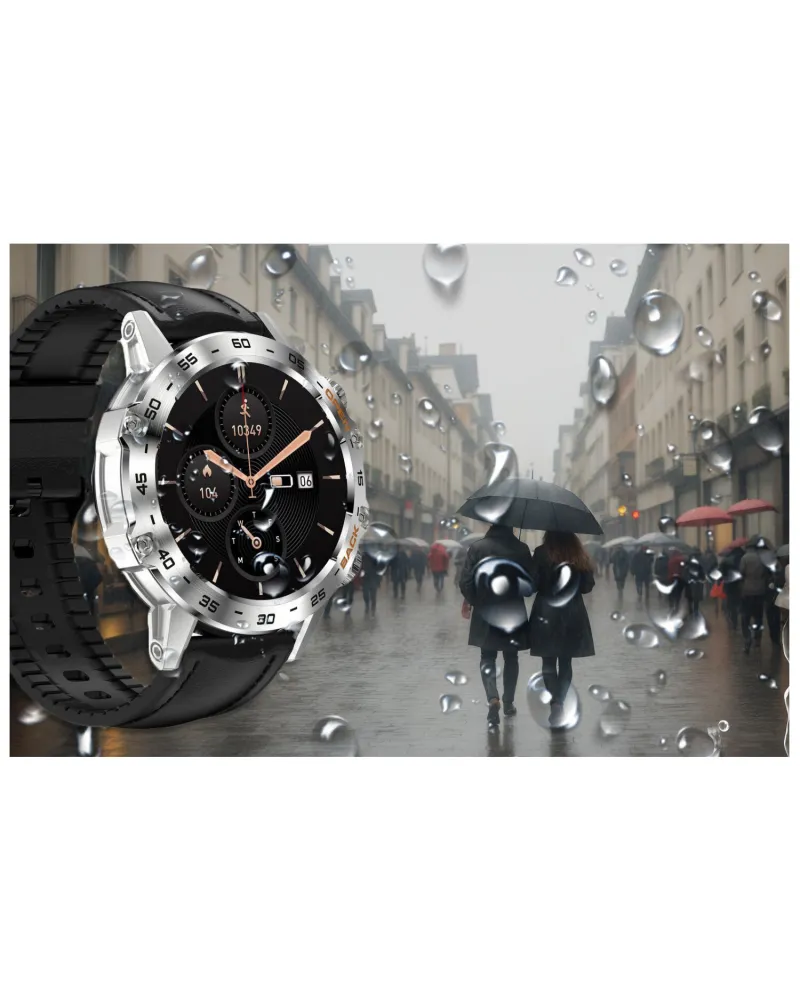 SMARTWATCH MĘSKI GRAVITY GT9-6 - WYKONYWANIE POŁĄCZEŃ, CIŚNIENIOMIERZ (sg021f) SMARTWATCH MĘSKI GRAVITY GT9-6 - WYKONYWANIE POŁĄCZEŃ, CIŚNIENIOMIERZ (sg021f)