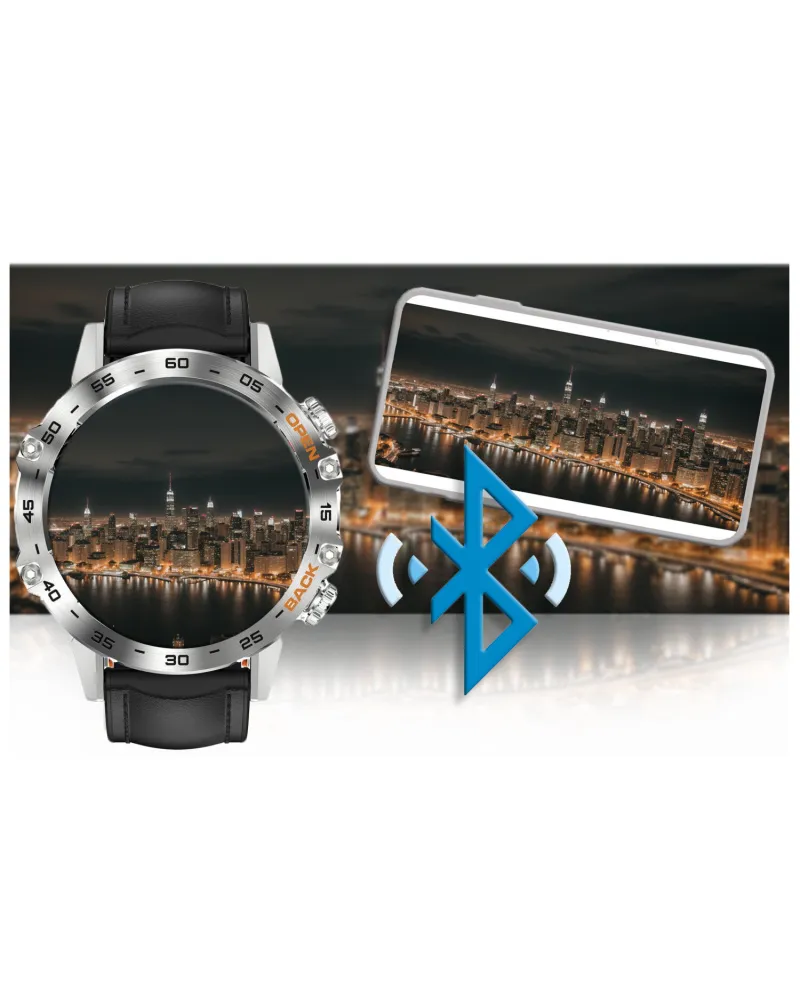 SMARTWATCH MĘSKI GRAVITY GT9-6 - WYKONYWANIE POŁĄCZEŃ, CIŚNIENIOMIERZ (sg021f) SMARTWATCH MĘSKI GRAVITY GT9-6 - WYKONYWANIE POŁĄCZEŃ, CIŚNIENIOMIERZ (sg021f)