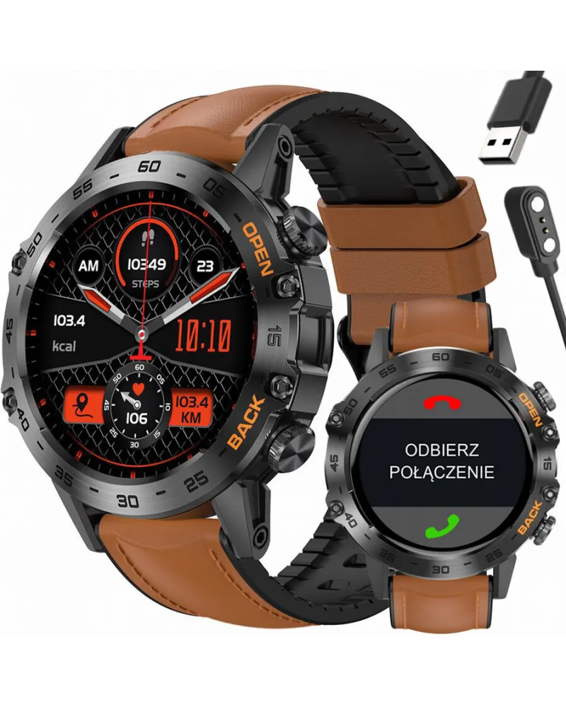 SMARTWATCH MĘSKI GRAVITY GT9-7 - WYKONYWANIE POŁĄCZEŃ, CIŚNIENIOMIERZ (sg021g) SMARTWATCH MĘSKI GRAVITY GT9-7 - WYKONYWANIE POŁĄCZEŃ, CIŚNIENIOMIERZ (sg021g)