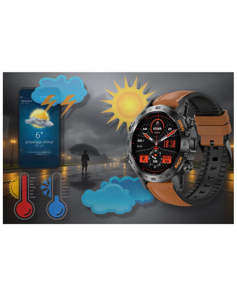 SMARTWATCH MĘSKI GRAVITY GT9-7 - WYKONYWANIE POŁĄCZEŃ, CIŚNIENIOMIERZ (sg021g) SMARTWATCH MĘSKI GRAVITY GT9-7 - WYKONYWANIE POŁĄCZEŃ, CIŚNIENIOMIERZ (sg021g)